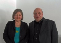 iRock-Netzwerkmanager Herr Dr. Ingo Böhlert  und Frau Petra Wodzicki (beide BWSA e. V.)